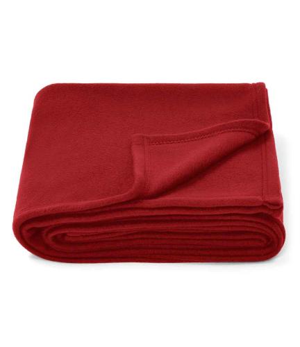 Brand Lab Large Polar Fleece Blanket - RED - ONE